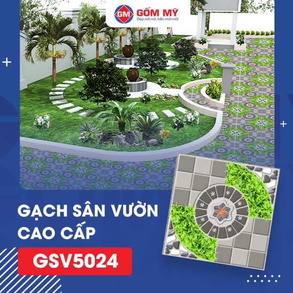 Gạch Lát Sân Vườn Gốm Mỹ GSV5024