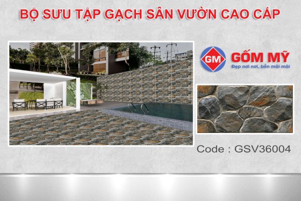 Gạch Lát Sân Vườn Gốm Mỹ GSV36004 - Gạch Gốm Lát Sân 30X60 A1